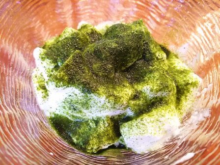 ベジ抹茶ヨーグルト