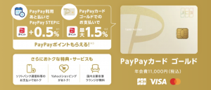ポイント最大10%還元！PayPayカード ゴールドとは？