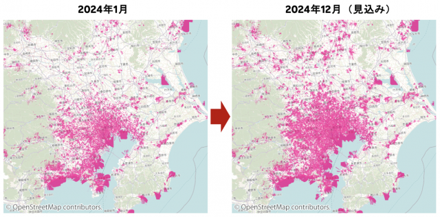 楽天モバイル_通信エリア（関東）